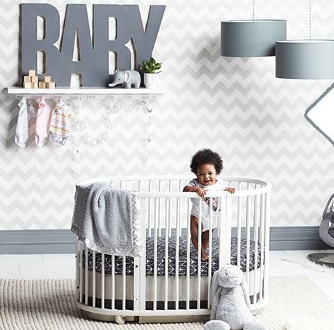 round crib nursery on 5 Modern Round Cribs 10 Gender Neutral Nursery Ideas The Mood Guide
