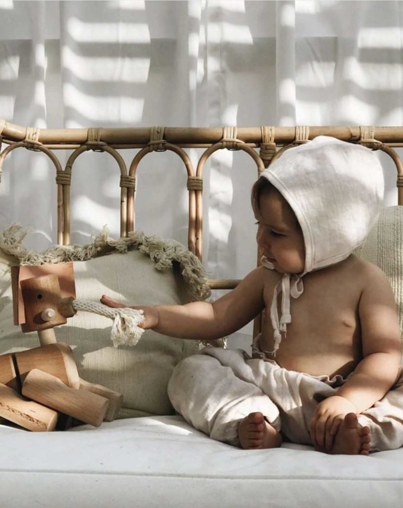 noble carriage organic baby bonnets