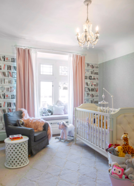 pink and grey nursery ideas grey walls and pink accents