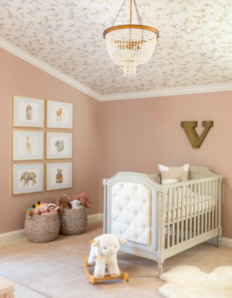 pink and grey nursery ideas pink walls and grey accents