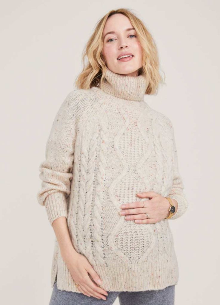  brigitte maternity wool sweater