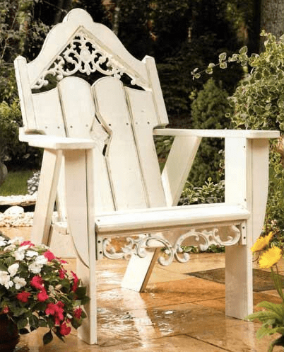 Handcrafted Shabby Chic Patio Chair