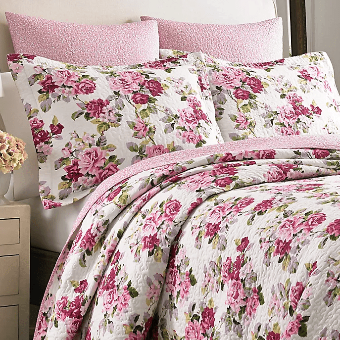 Cotton Shabby Chic bedding Quilt Set,