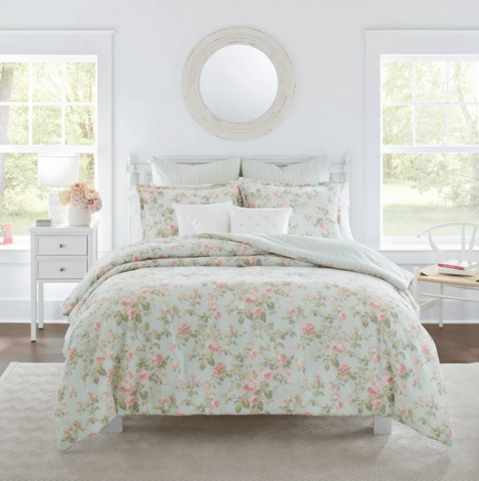 Floral Comforter Set shabby chic bedding