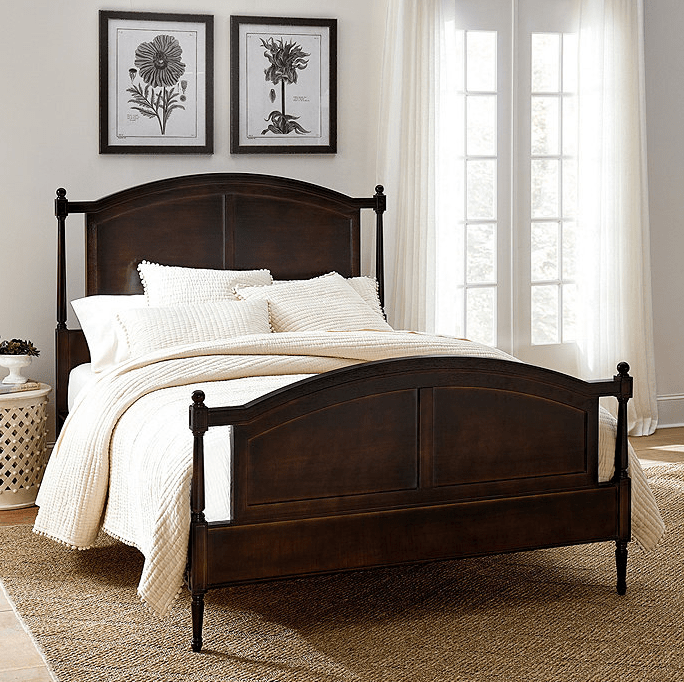farmhouse furniture Crafted in Italy Rustic Wood Bed