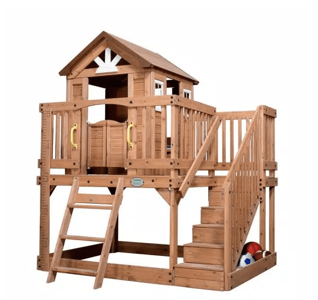 Backyard Discovery Scenic Heights Cedar Playhouse wood playhouse playhouse for girls outdoor playhouse