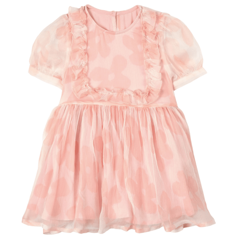 Stella McCartney Georgette Pink Dress for Baby