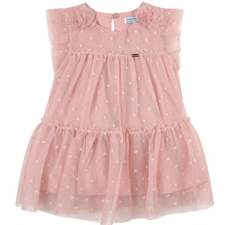 Pink Tulle Frill Baby Dress