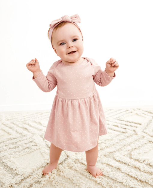 Baby Bodysuit Dress In Organic Cotton