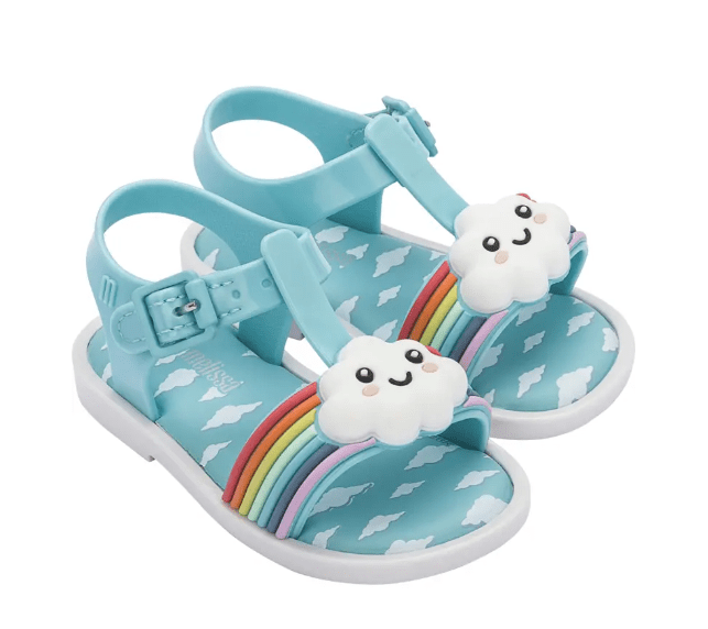 Mini Melissa Jelly Rainbow Sandal for Baby Girl cutest baby shoes