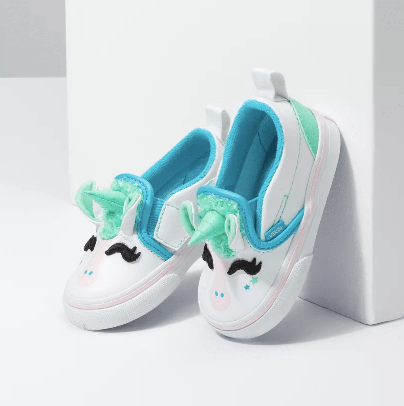 Vans unicorn toddler shoes for summer