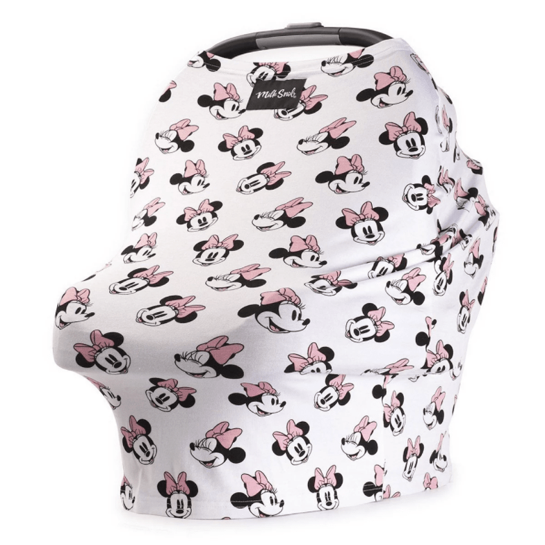Milk Snob Disney's Minnie Mouse Nursing and Car Seat Cover infant car seat cover for baby girl