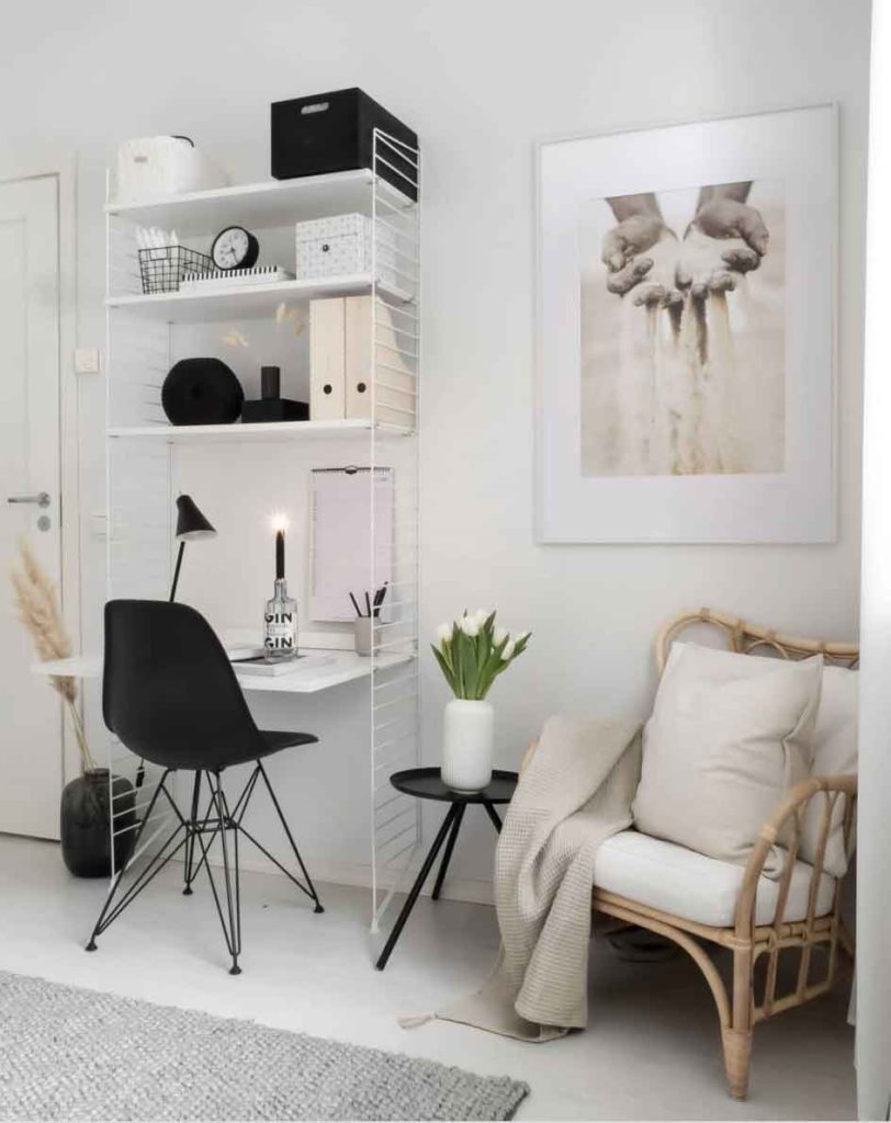 modern small affordable home office inspiration