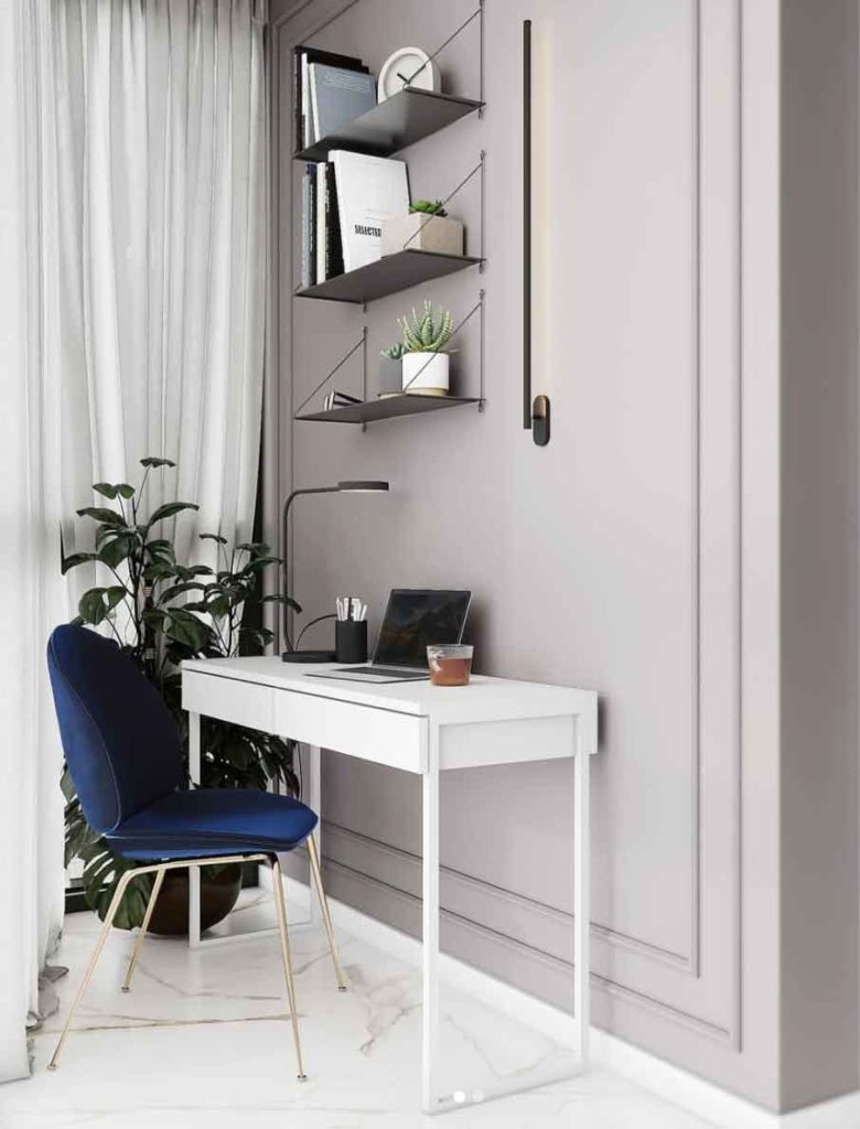 modern home office ideas small spaces