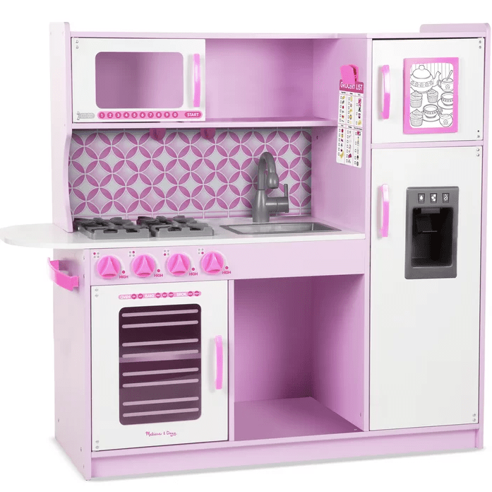 Melissa & Doug Cupcake Pink Play Kitchen for Kids