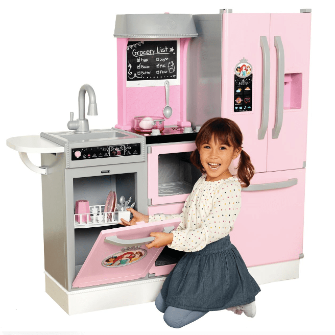 disnay princesses pink gourmet play kitchen