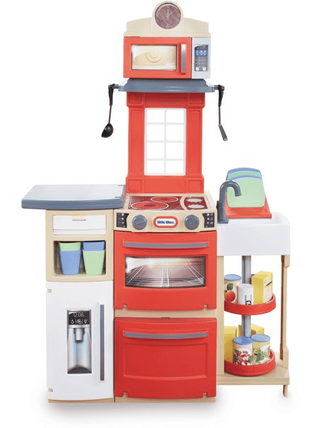 boy play kitchens Little Tikes Cook 'n Store Play Kitchen