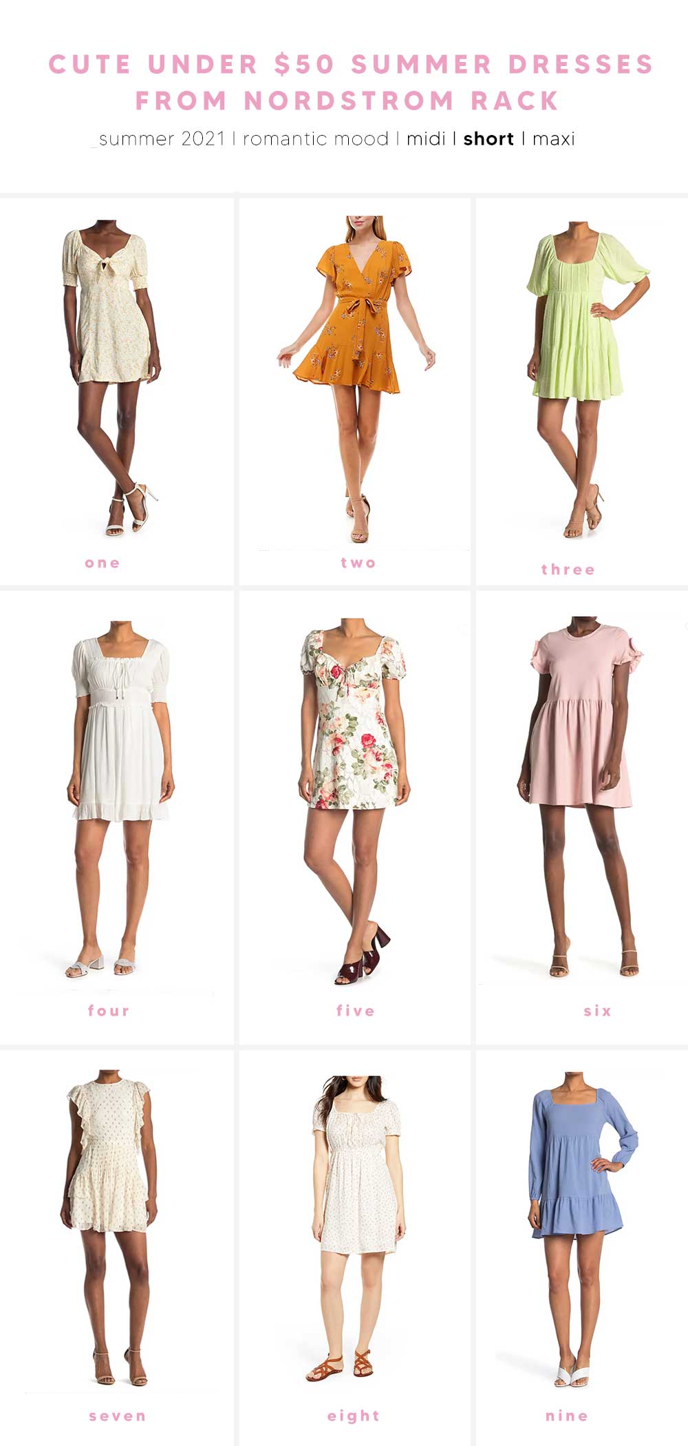 best short summer dresses at nordstrom rack