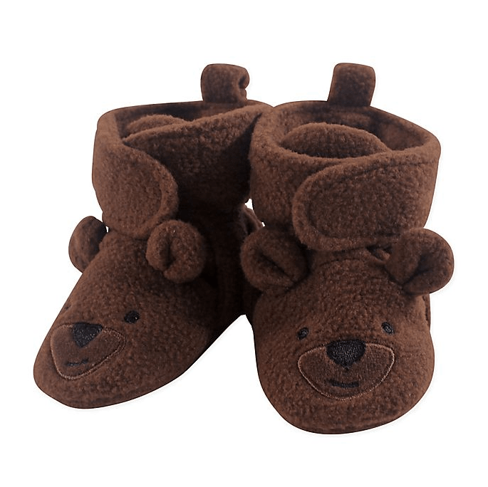 Hudson Baby Bear Fleece Lined Baby Booties