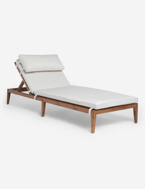 Rosen Indoor/Outdoor Chaise lulu and georgia modern outdoor furniture