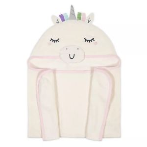 uniicorn hooded towels for baby girl