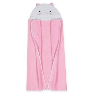kitty hooded towels for baby girl