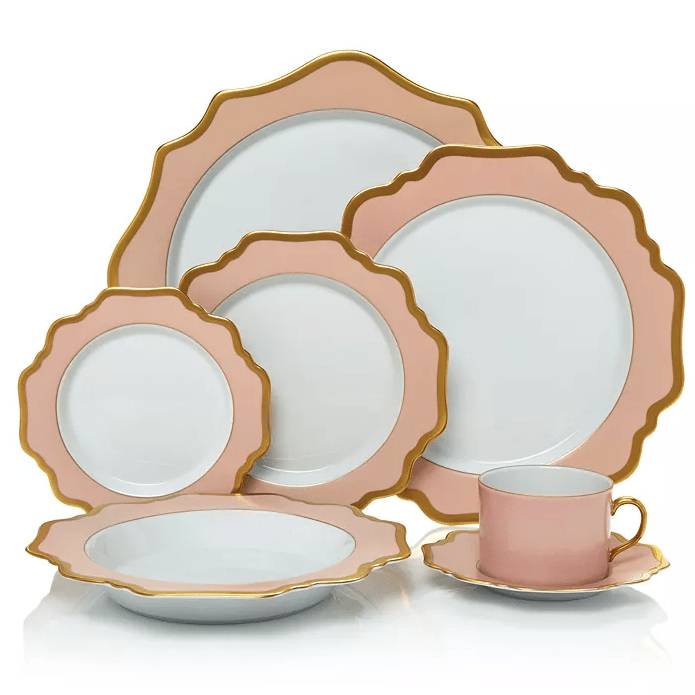 Anna's Palette Dusty Rose Dinnerware Collection