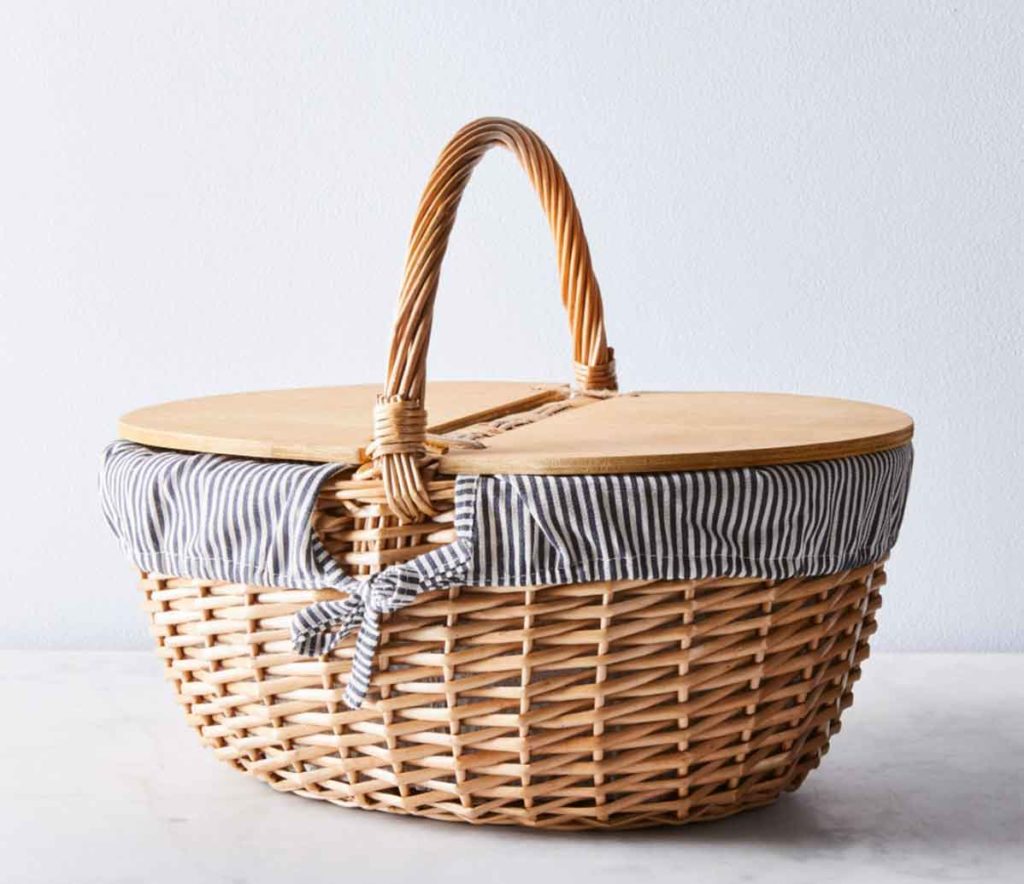 cottagecore picnic basket