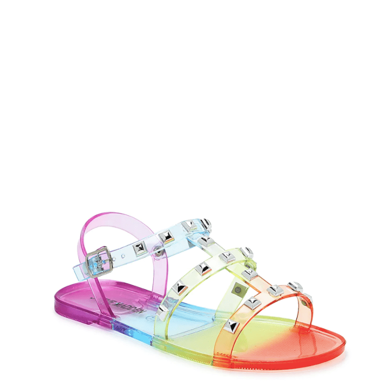 Steve Madden Rainbow Jelly Sandals for Girls