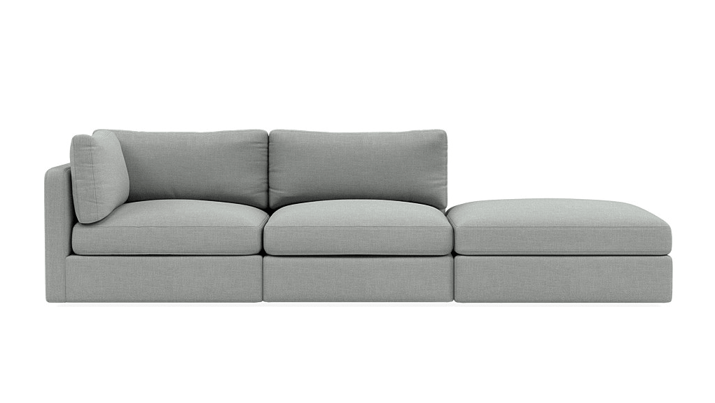 Tatum Modular Sofa With Open Ottoman 