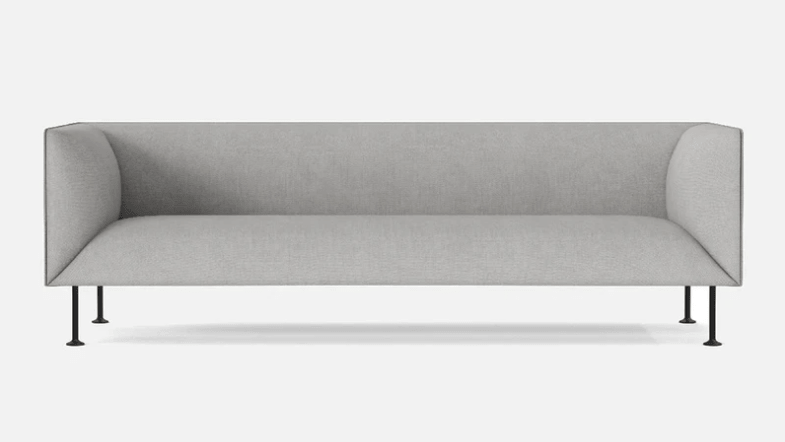 Godot 3 Seater Sofa in Grey modern minimalist sleek