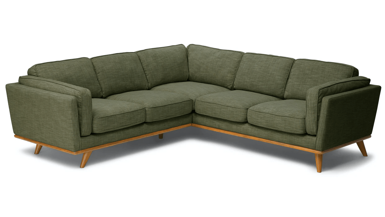 5 Seaters Mid Century Modern Sectional Sofa Article