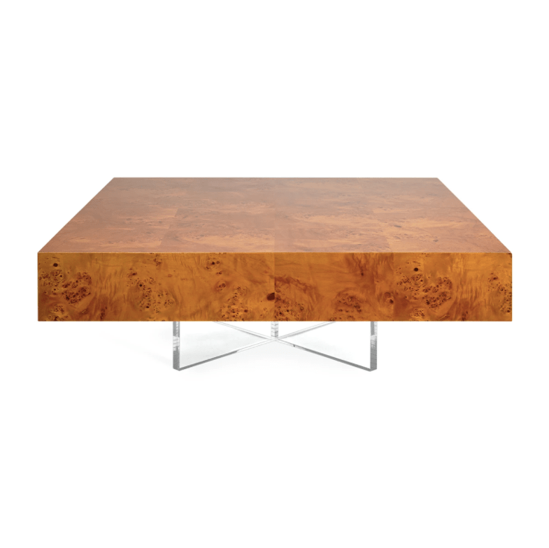 Square Solid Wood Coffee Table Jonathan Adler