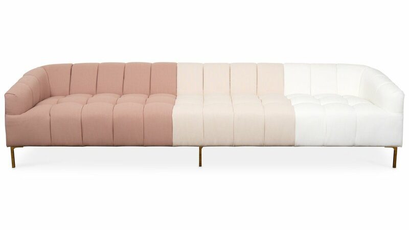 St. Barts Linen Tuxedo Large Arm Sofa, at Perigold