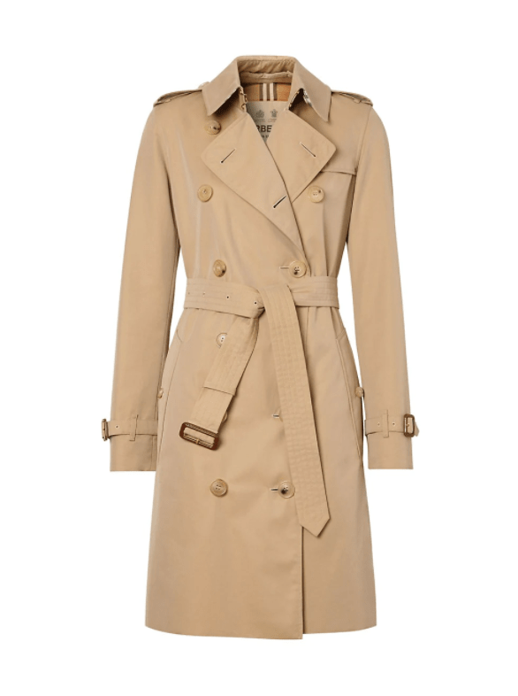 Burberry The Mid-Length Kensington Heritage Trench Coat