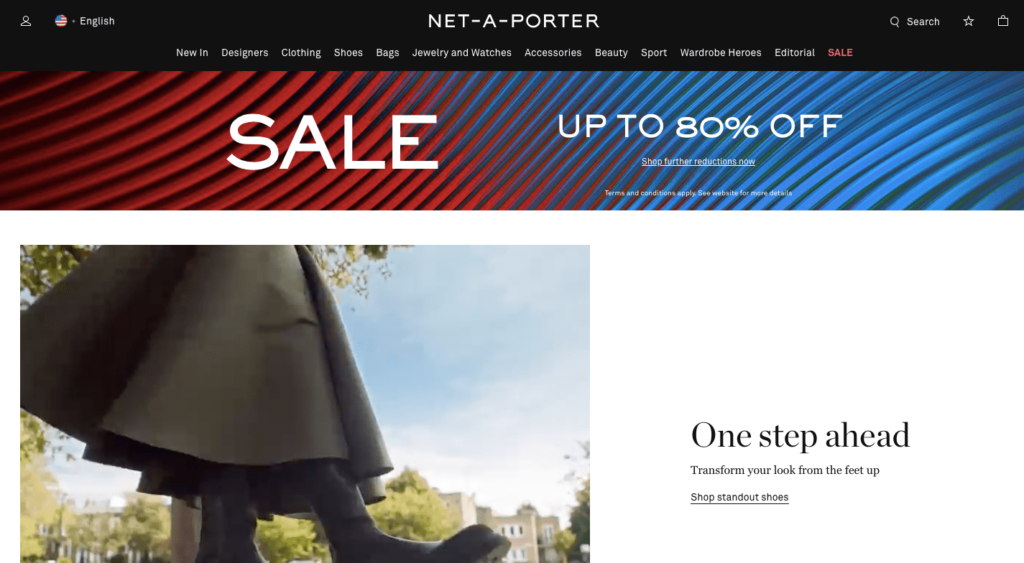 designer clothes website net a porter