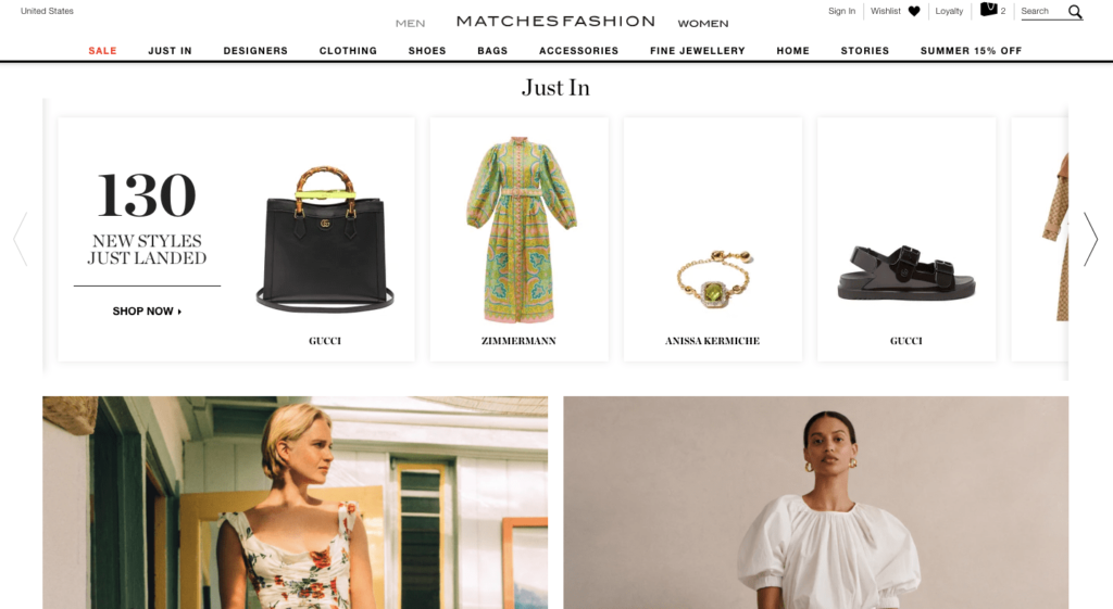 designer clothes website online matches fashion