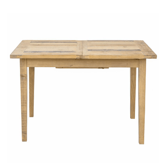 Extendable Reclaimed Wood Dining Table, Home Depot