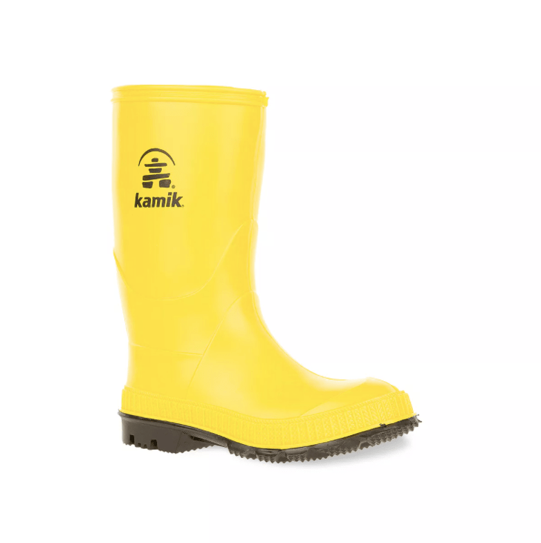Kamik Stomp Toddler Waterproof yellow Rain Boots