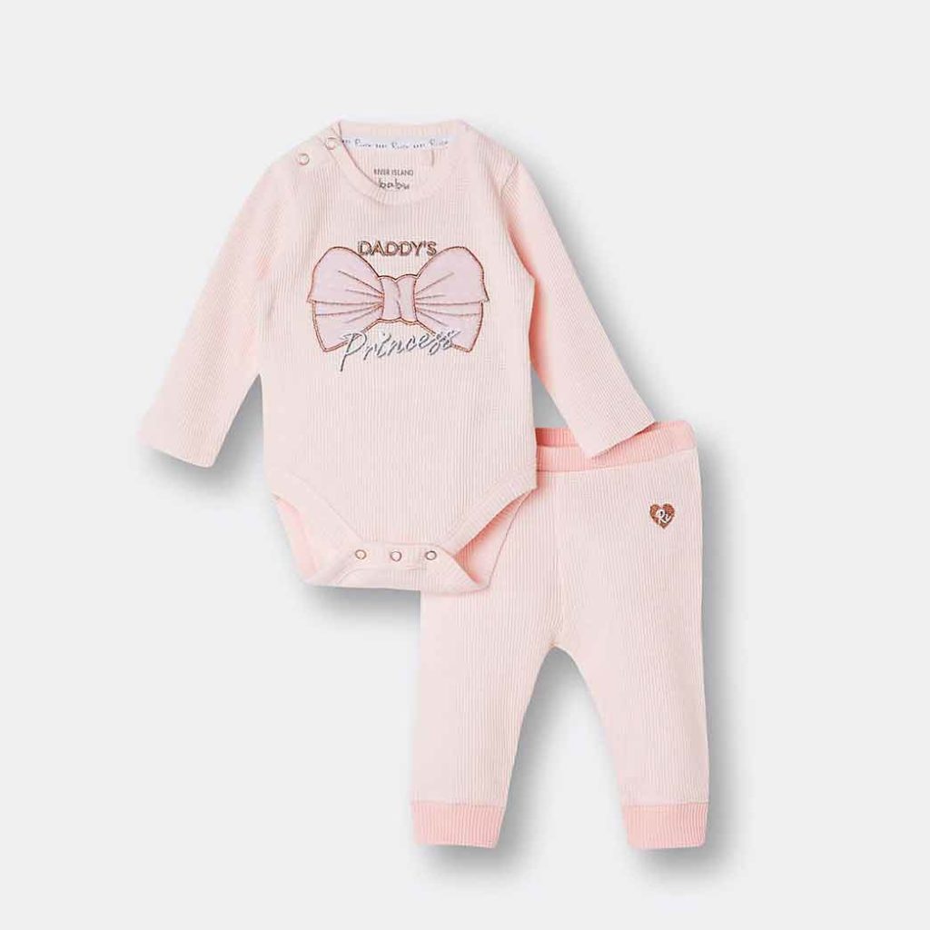 cute baby girls gift princess outfit. Gift from dad
