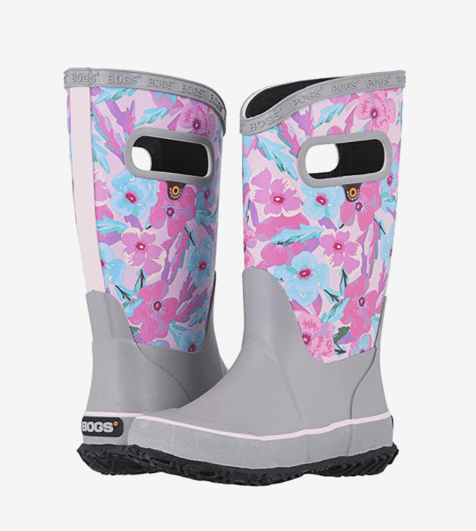 Bogs Kids Floral Rain Boots