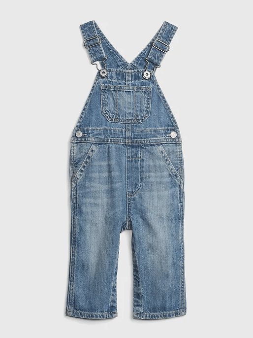 Organic Cotton Denim Overalls For Baby_Hipster Clothes For Babies