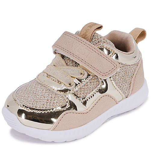 Nine West Gold Simmer Sneakers For Baby