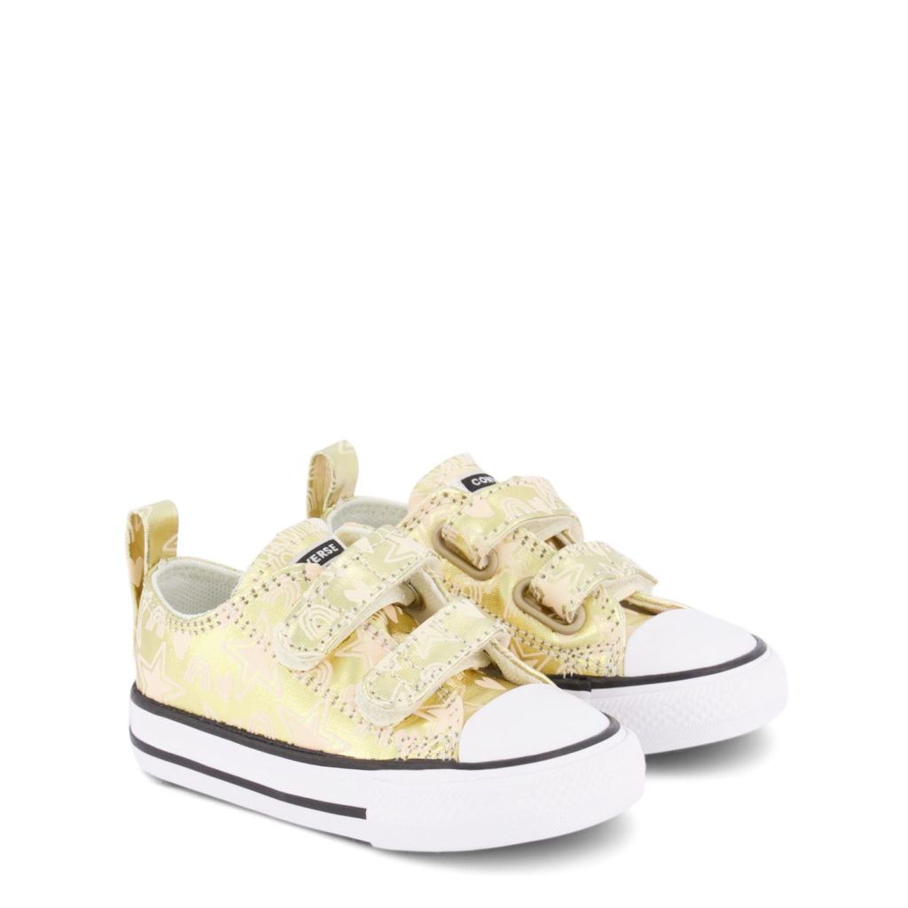 Gold Baby Converse