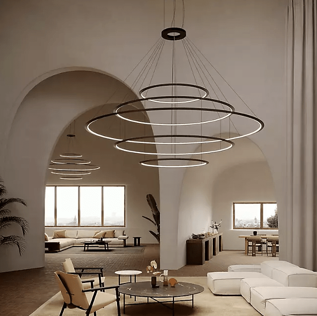 Modern Chandeliers For High Ceiling, Living Room Chandelier Modern