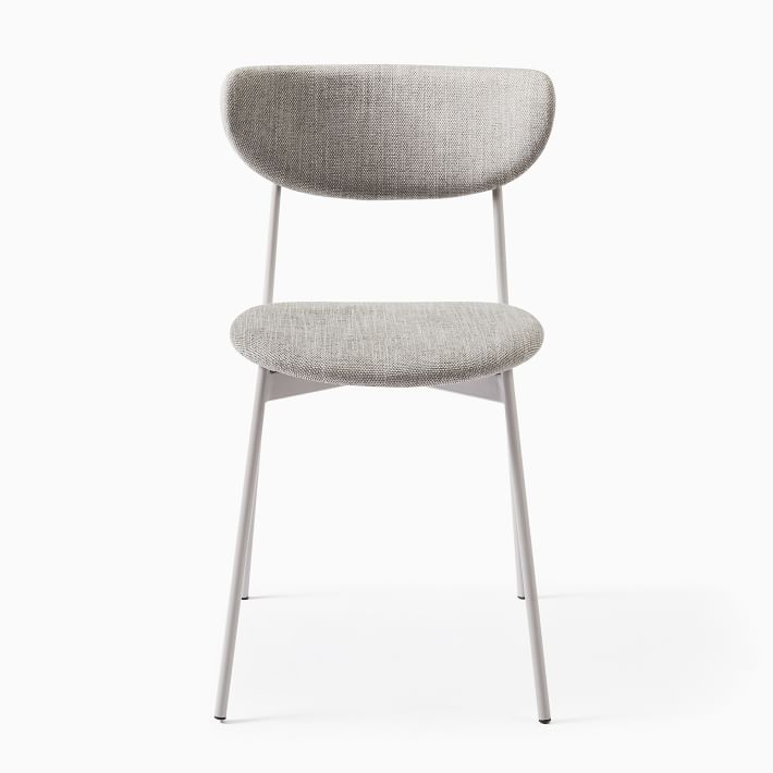 Mid-Century Modern Petal Upholstered Dining Chair, West Elm