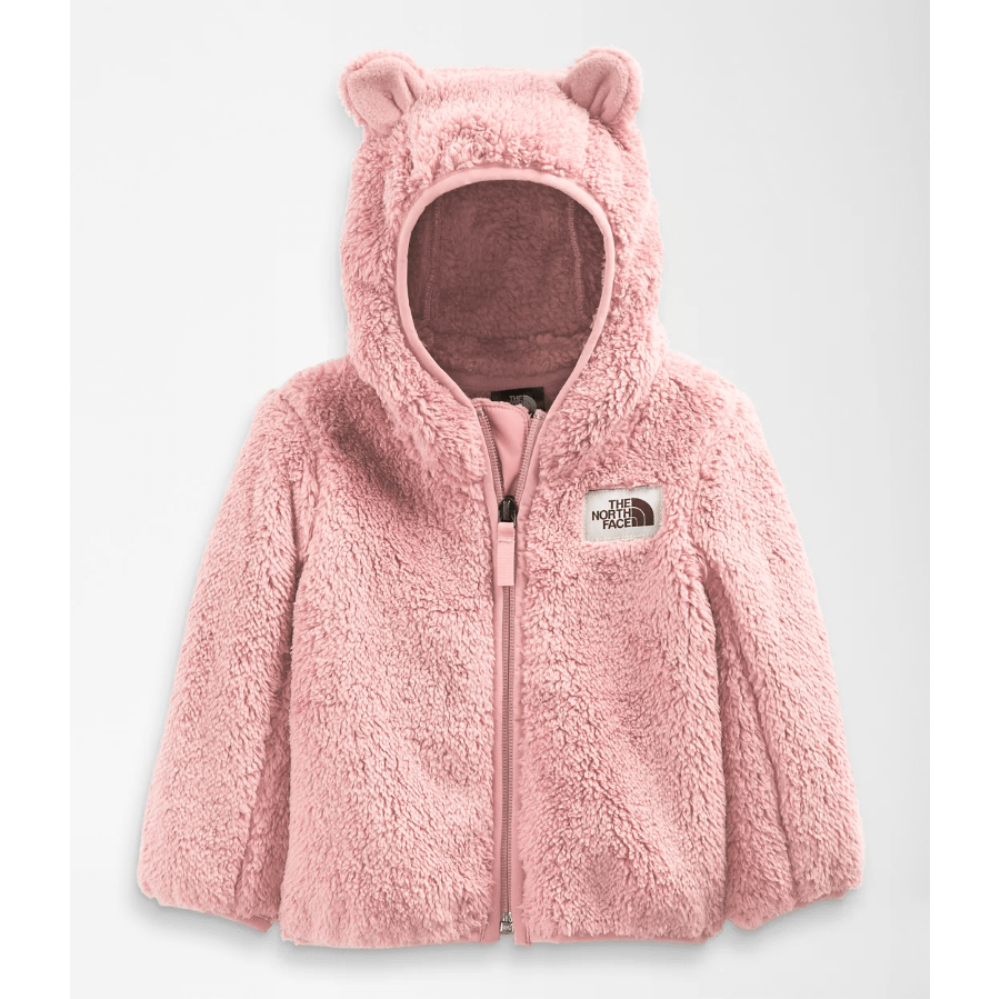 The North Face Pink Bear Fleece Hooded Jacket For Baby Girl