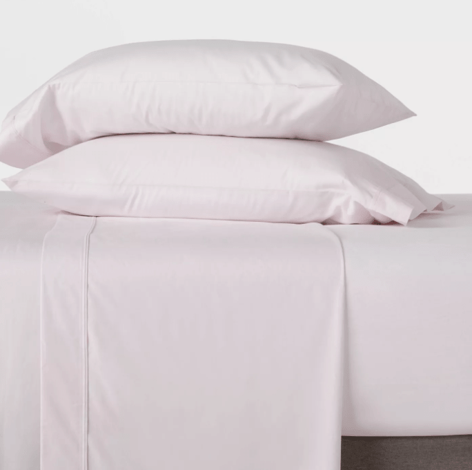 Blush Organic Cotton Bed Sheets