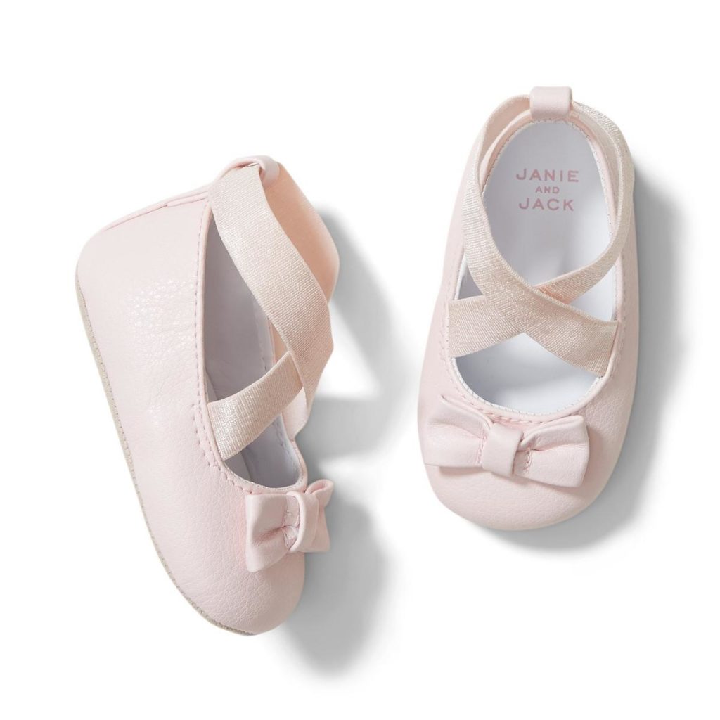 Pink Ballet Baby Crib Shoes