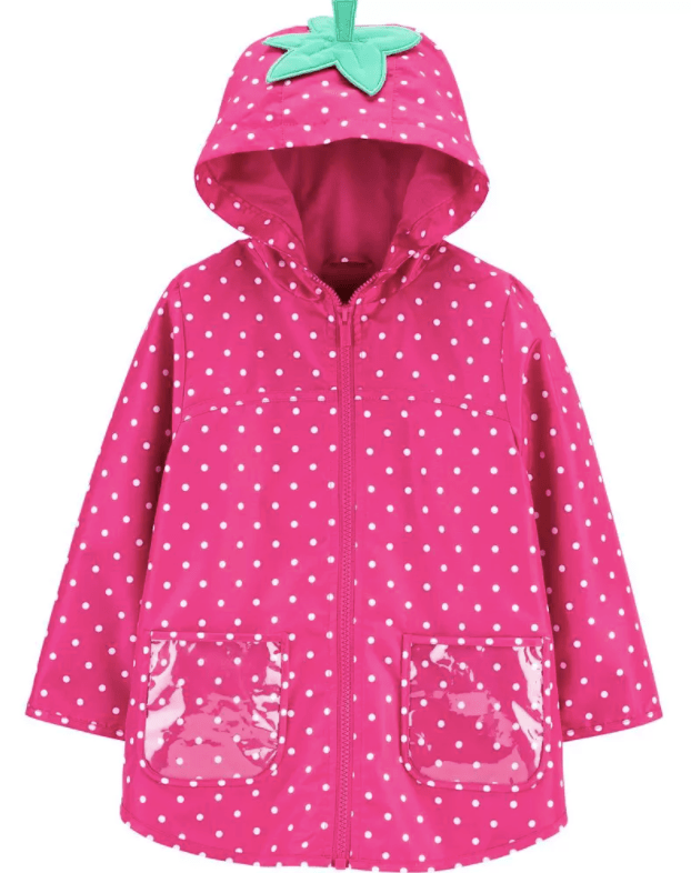 Strawberry Rain Jacket For Baby Carter's 